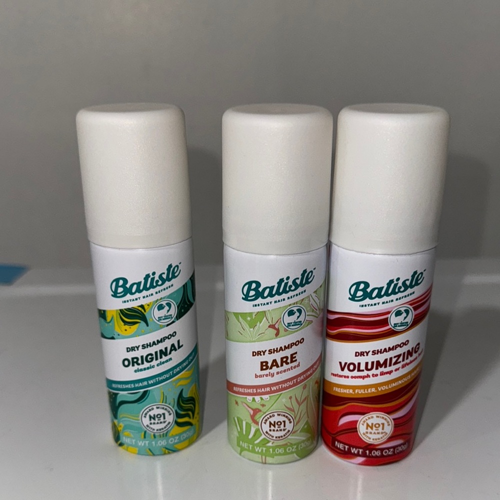 Dry Shampoo Trio - Original, Bare, Volumizing
